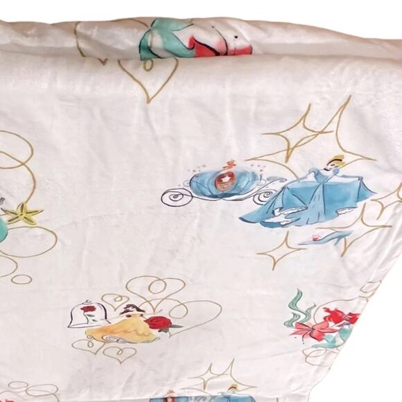 DISNEY HALLMARK PRINCESS THROW BLANKET NWOT - Picture 5 of 11